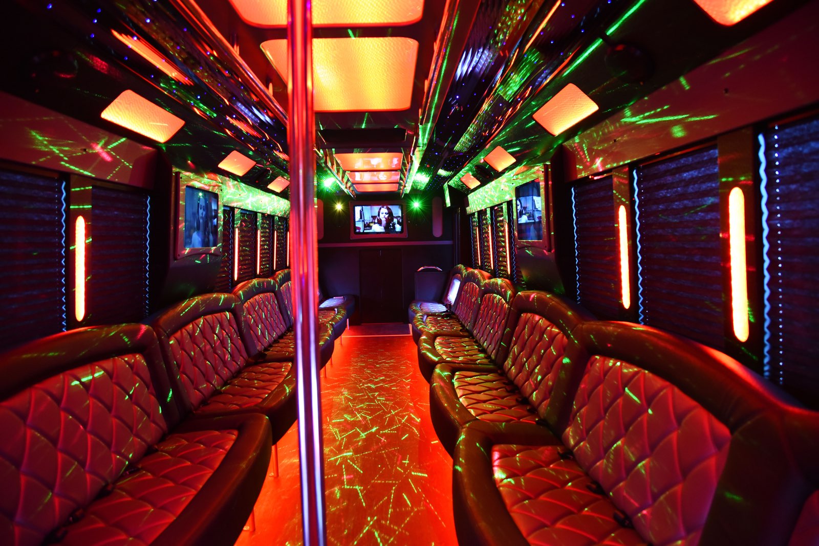 california's limousine fleet party busses
