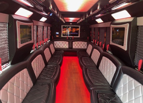 california's limousine fleet party busses